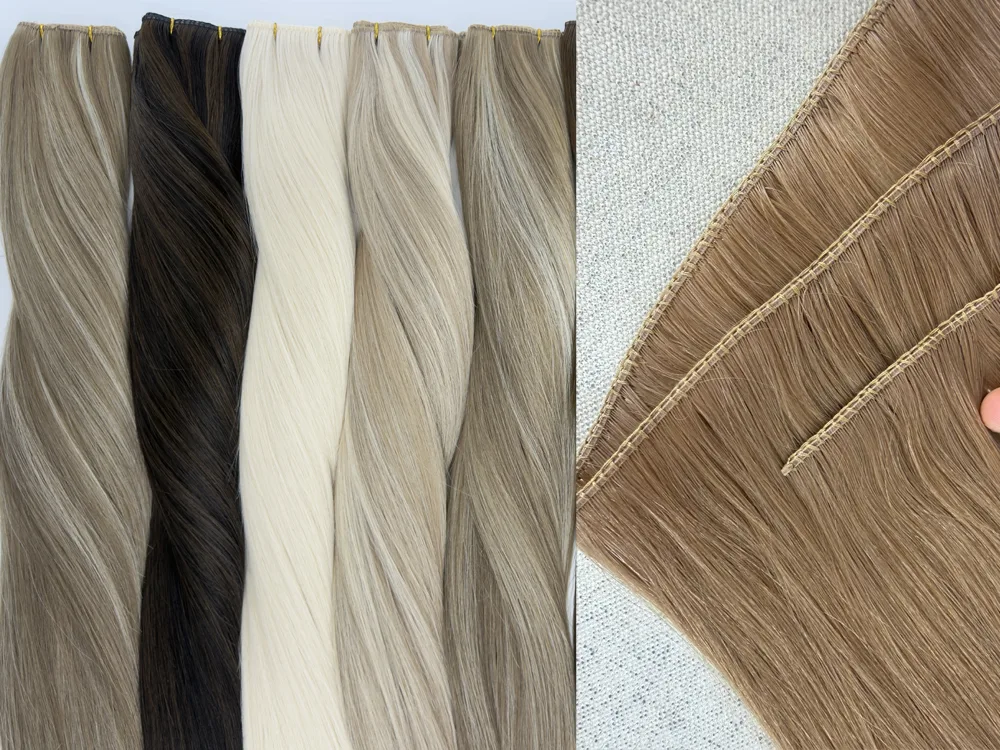 Lum Hair Extensions นวัตกรรมใหม่ล่าสุด Super Genius Weft พร้อมด้าย Amazing Volume Genius Hair Extensions