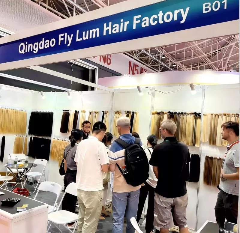 Lum Hair Factory Showcases Premium Hair Extensions at International Trade Expo